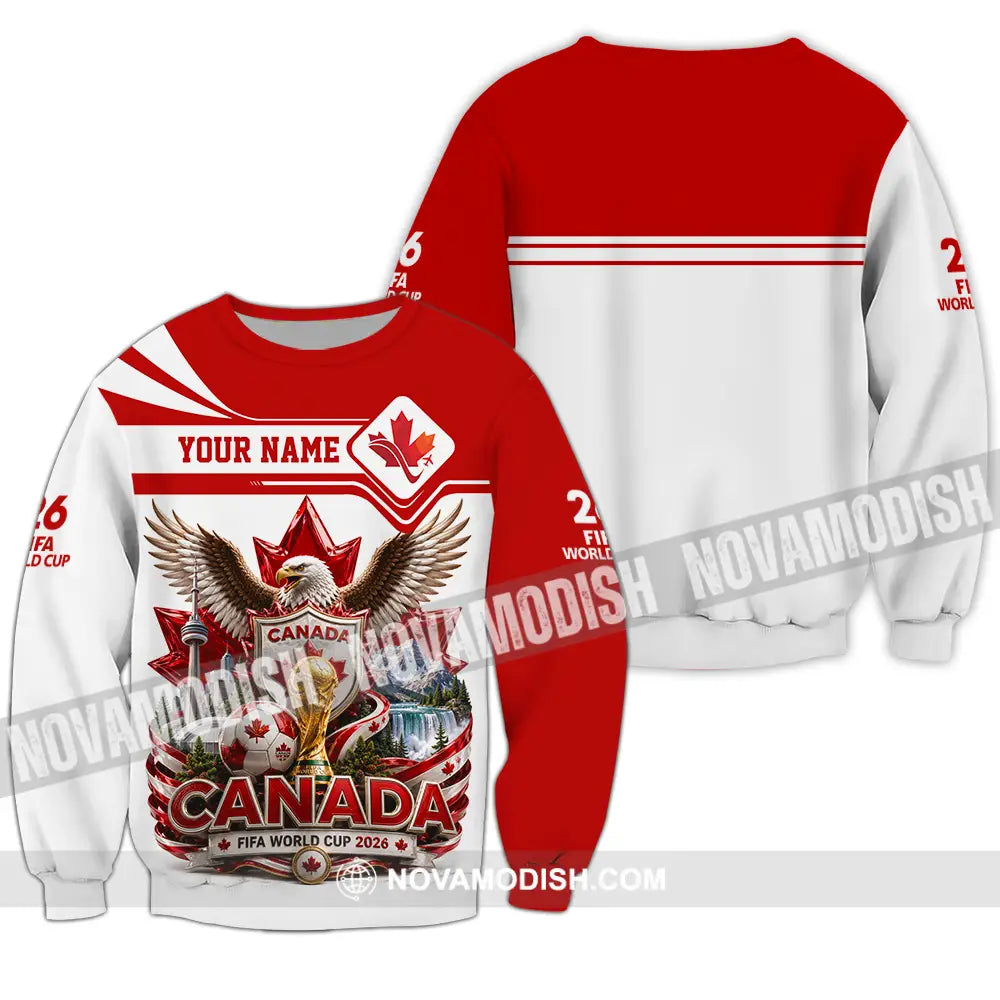 Unisex Shirt - Custom Canada World Cup 2026 Shirt - Long Sleeve / S - T-shirt