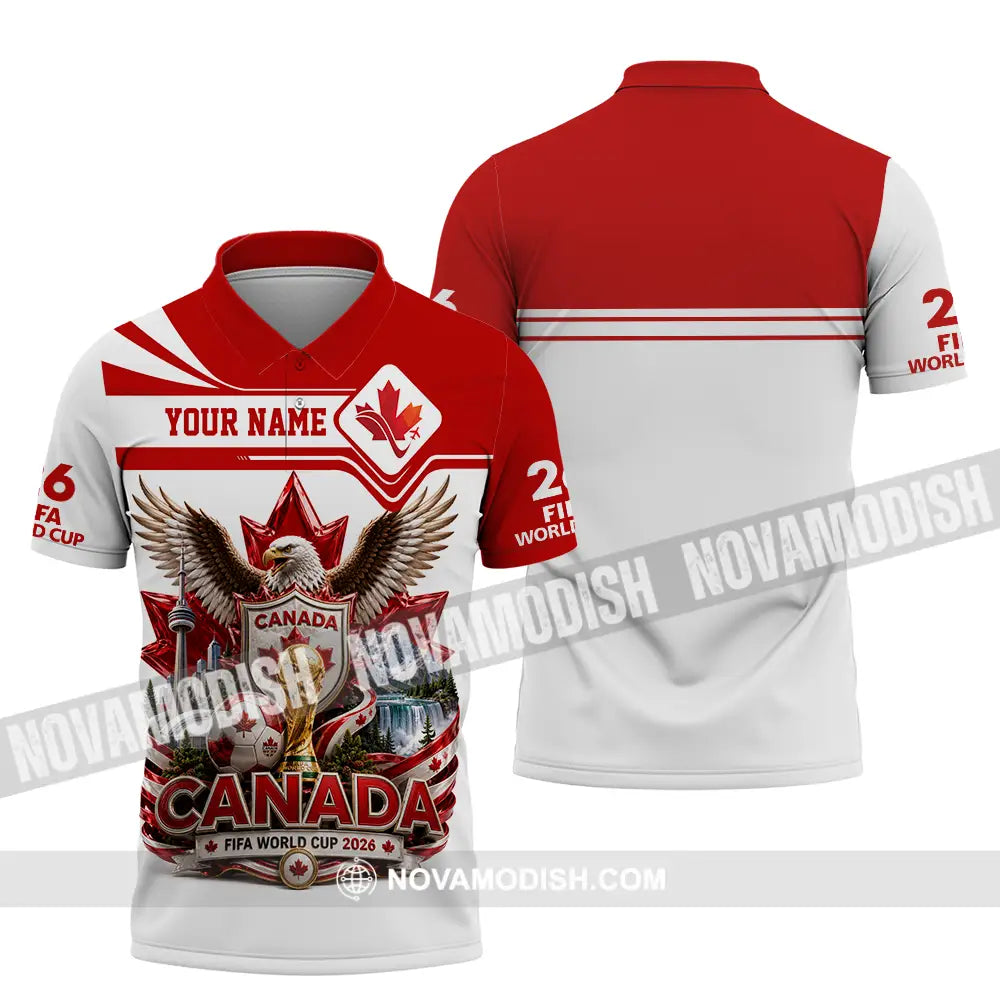 Unisex Shirt - Custom Canada World Cup 2026 Shirt - Polo Shirt / S - T-shirt
