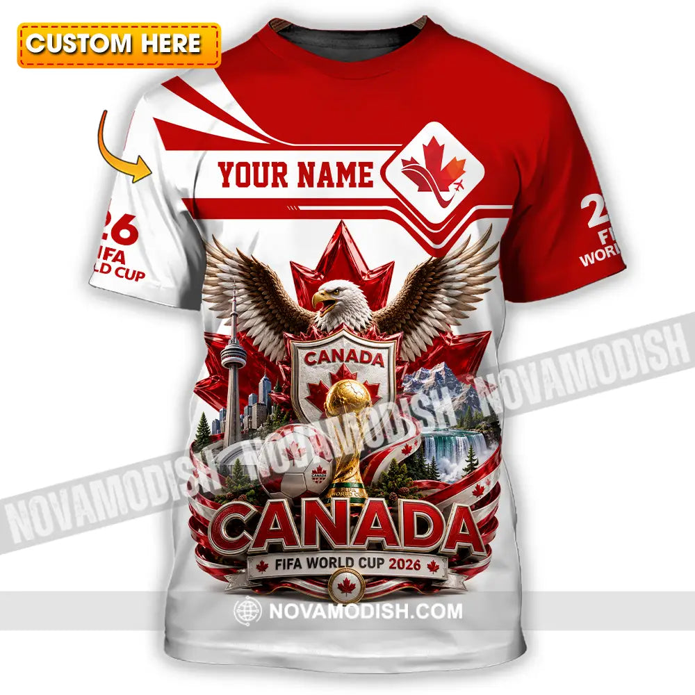 Unisex Shirt - Custom Canada World Cup 2026 Shirt - T-shirt