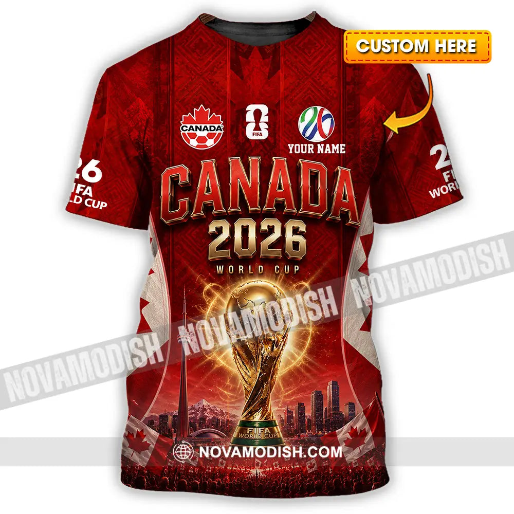 Unisex Shirt - Custom Canada World Cup 2026 Shirt - T-shirt