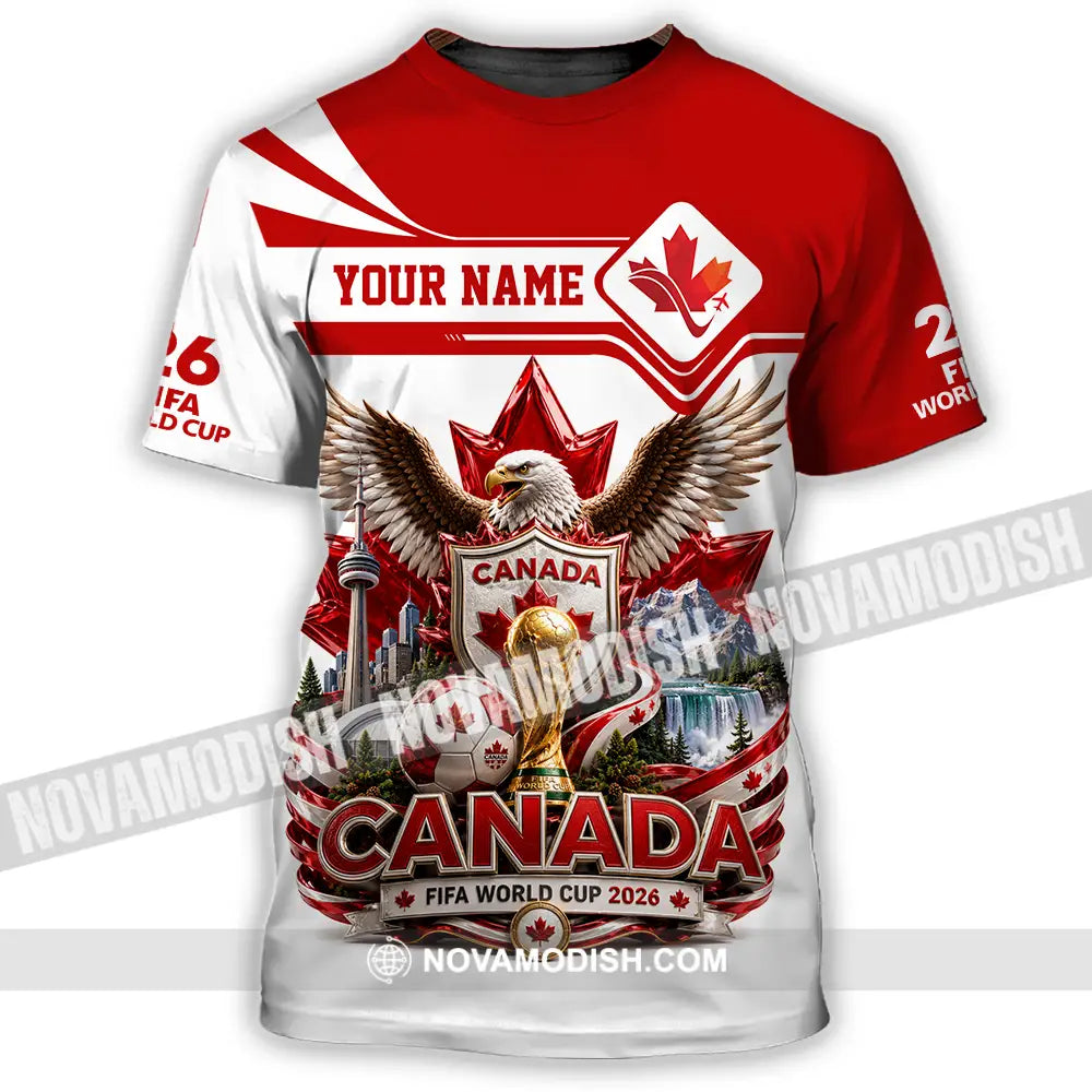 Unisex Shirt - Custom Canada World Cup 2026 Shirt - T-Shirt / S - T-shirt