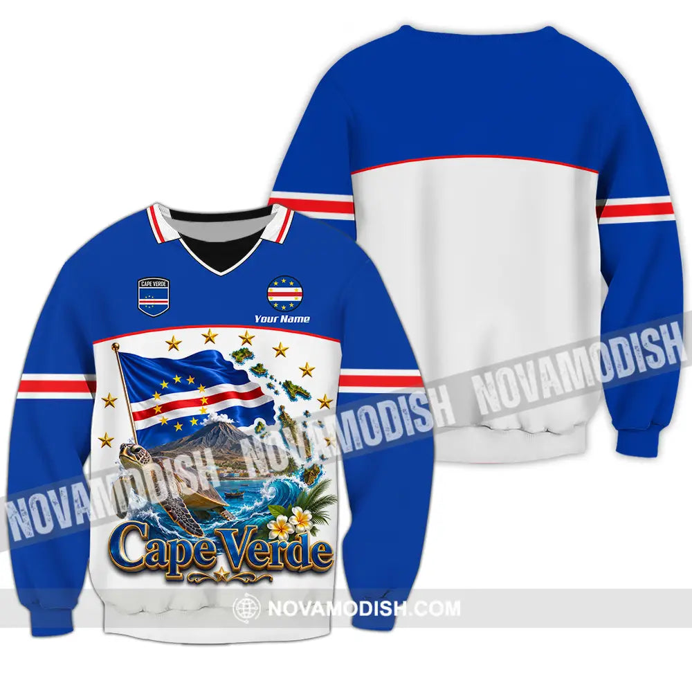 Unisex Shirt - Custom Cape Verde Shirt - Long Sleeve / S - T-shirt