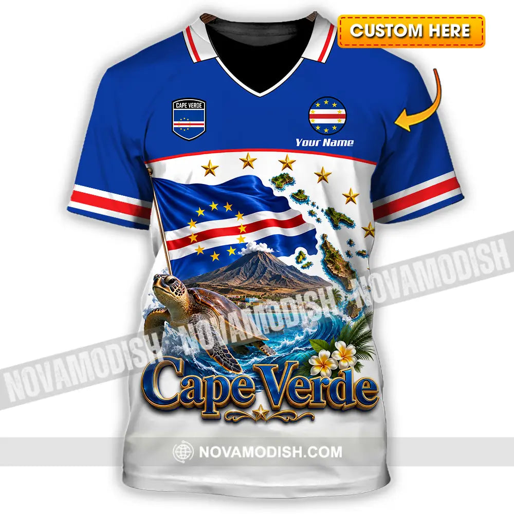 Unisex Shirt - Custom Cape Verde Shirt - T-shirt