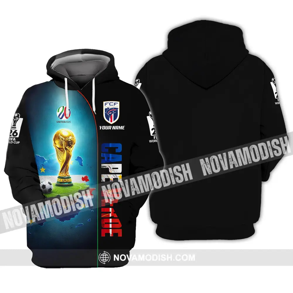 Unisex Shirt - Custom Cape Verde World Cup 2026 3D Shirt - Hoodie / S - T-shirt