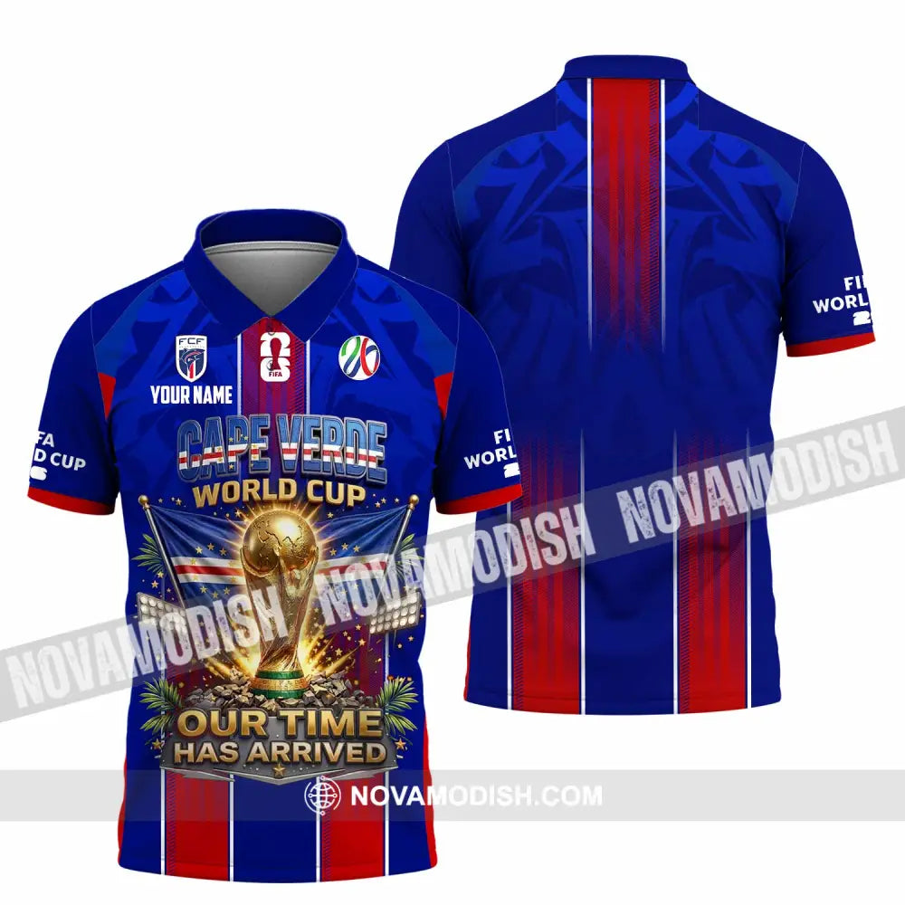 Unisex Shirt - Custom Cape Verde World Cup 2026 Shirt - Polo Shirt / S - T-shirt