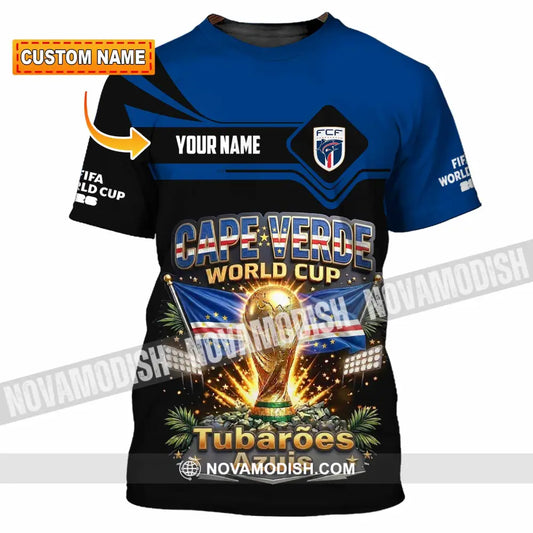 Unisex Shirt - Custom Cape Verde World Cup 2026 Shirt - T-shirt