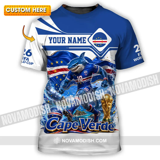 Unisex Shirt - Custom Cape Verde World Cup 2026 Shirt - T-shirt