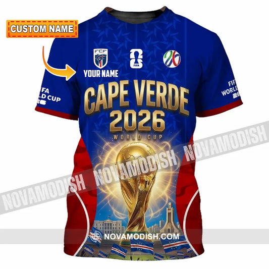 Unisex Shirt - Custom Cape Verde World Cup 2026 Shirt - T-shirt