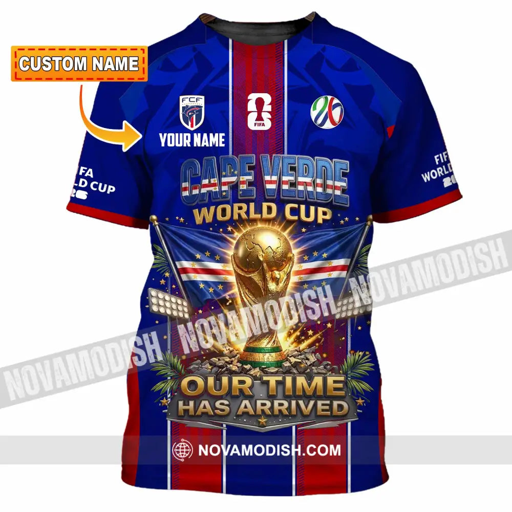 Unisex Shirt - Custom Cape Verde World Cup 2026 Shirt - T-shirt