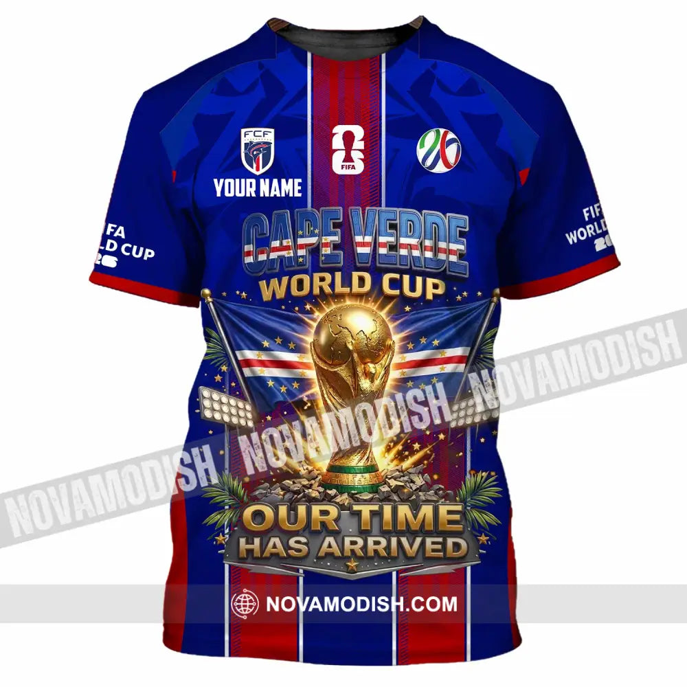 Unisex Shirt - Custom Cape Verde World Cup 2026 Shirt - T-Shirt / S - T-shirt