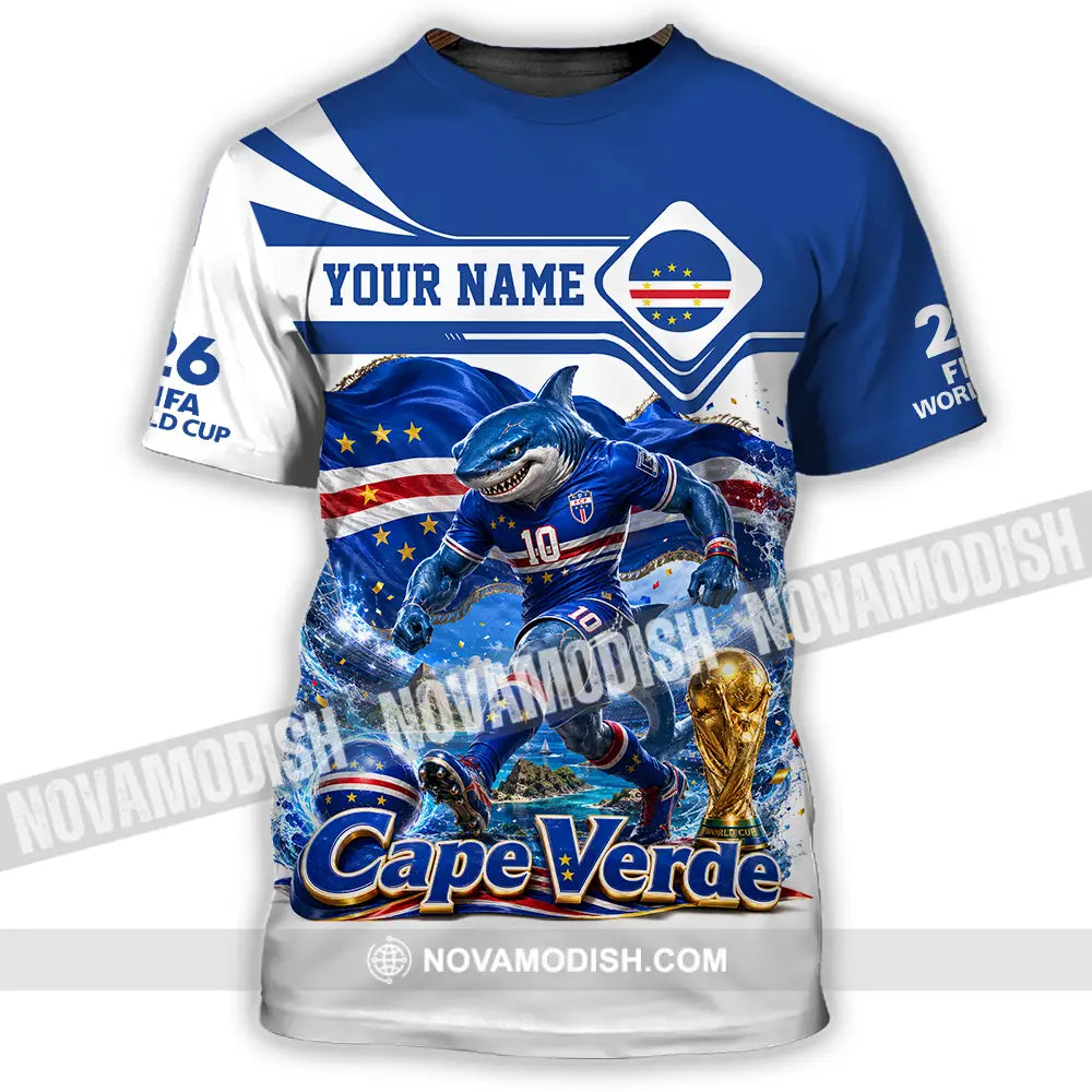 Unisex Shirt - Custom Cape Verde World Cup 2026 Shirt - T-Shirt / S - T-shirt