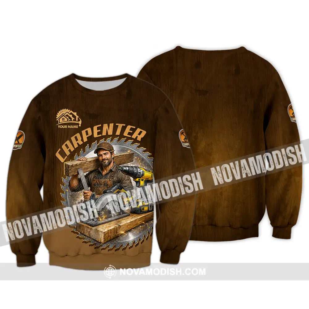 Unisex Shirt - Custom Carpenter Shirt - Long Sleeve / S - T-shirt