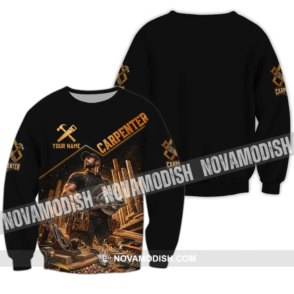 Unisex Shirt - Custom Carpenter Shirt - Long Sleeve / S - T-shirt