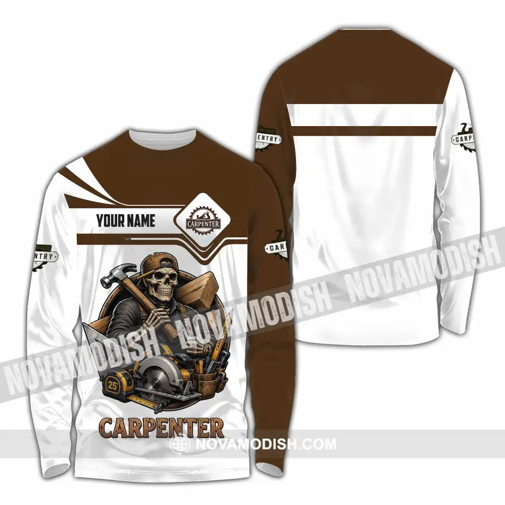 Unisex Shirt - Custom Carpenter Shirt - Long Sleeve Shirt / S - T-shirt