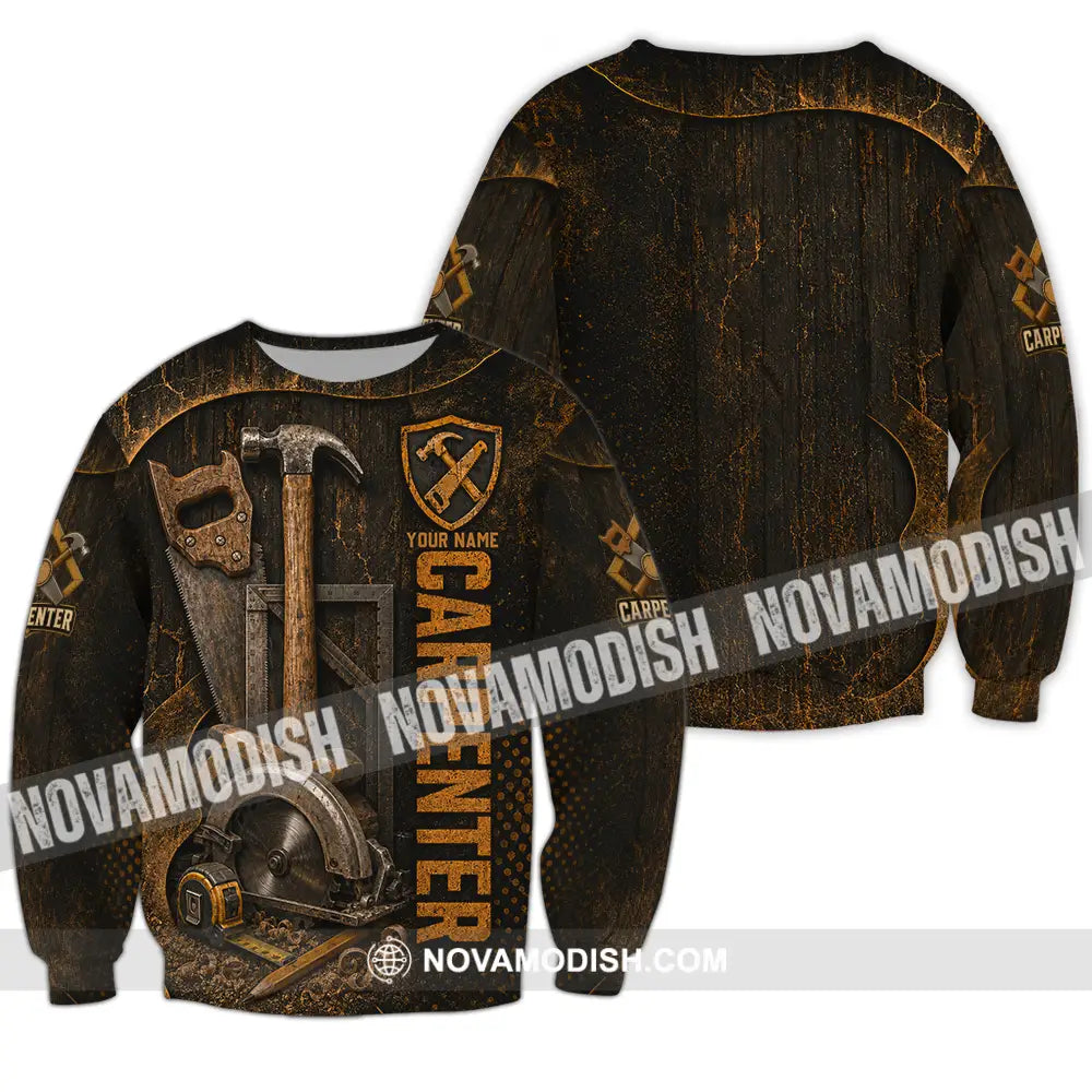 Unisex Shirt - Custom Carpenter Shirt - Long Sleeve / S - T-shirt