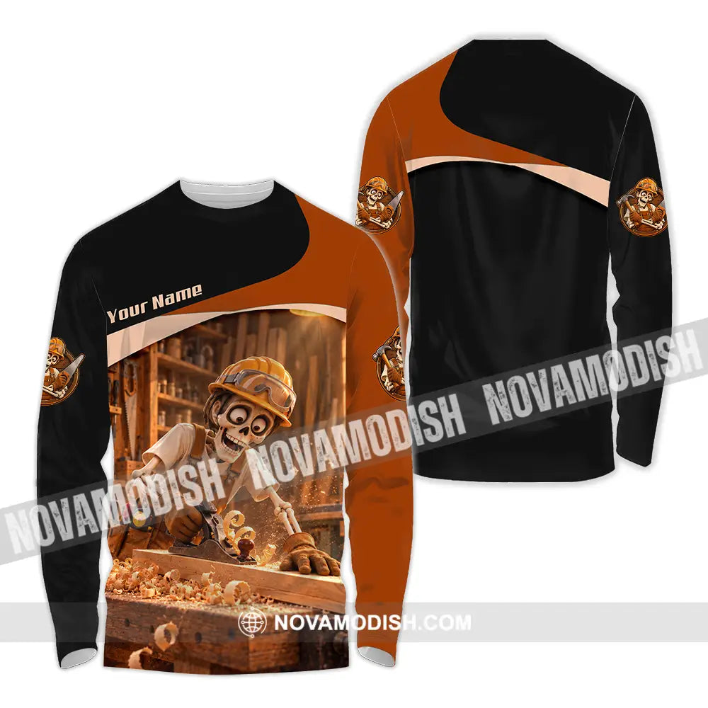 Unisex Shirt - Custom Carpenter Shirt - Long Sleeve Shirt / S - T-shirt