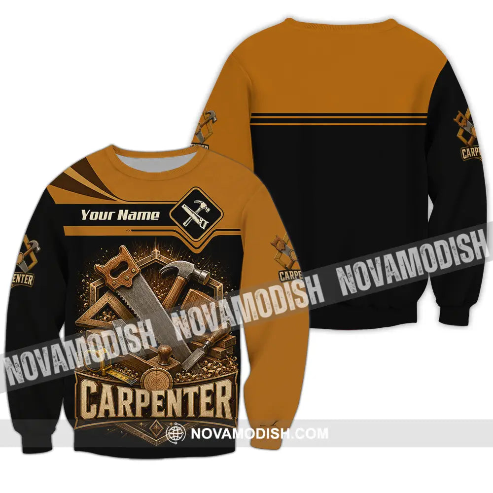 Unisex Shirt - Custom Carpenter Shirt - Long Sleeve / S - T-shirt