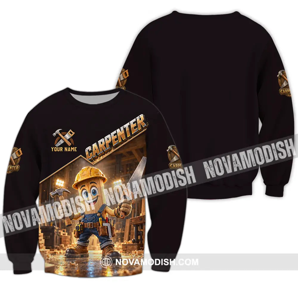 Unisex Shirt - Custom Carpenter Shirt - Long Sleeve / S - T-shirt