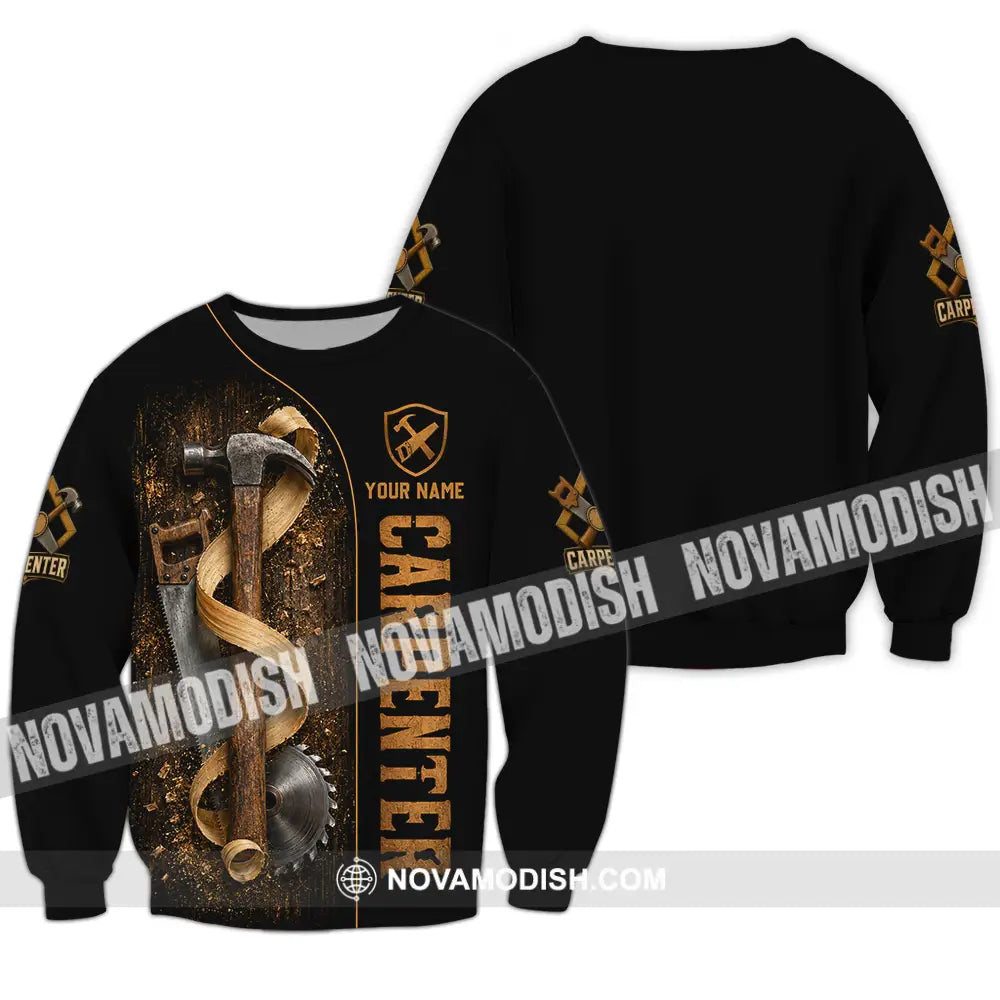 Unisex Shirt - Custom Carpenter Shirt - Long Sleeve / S - T-shirt