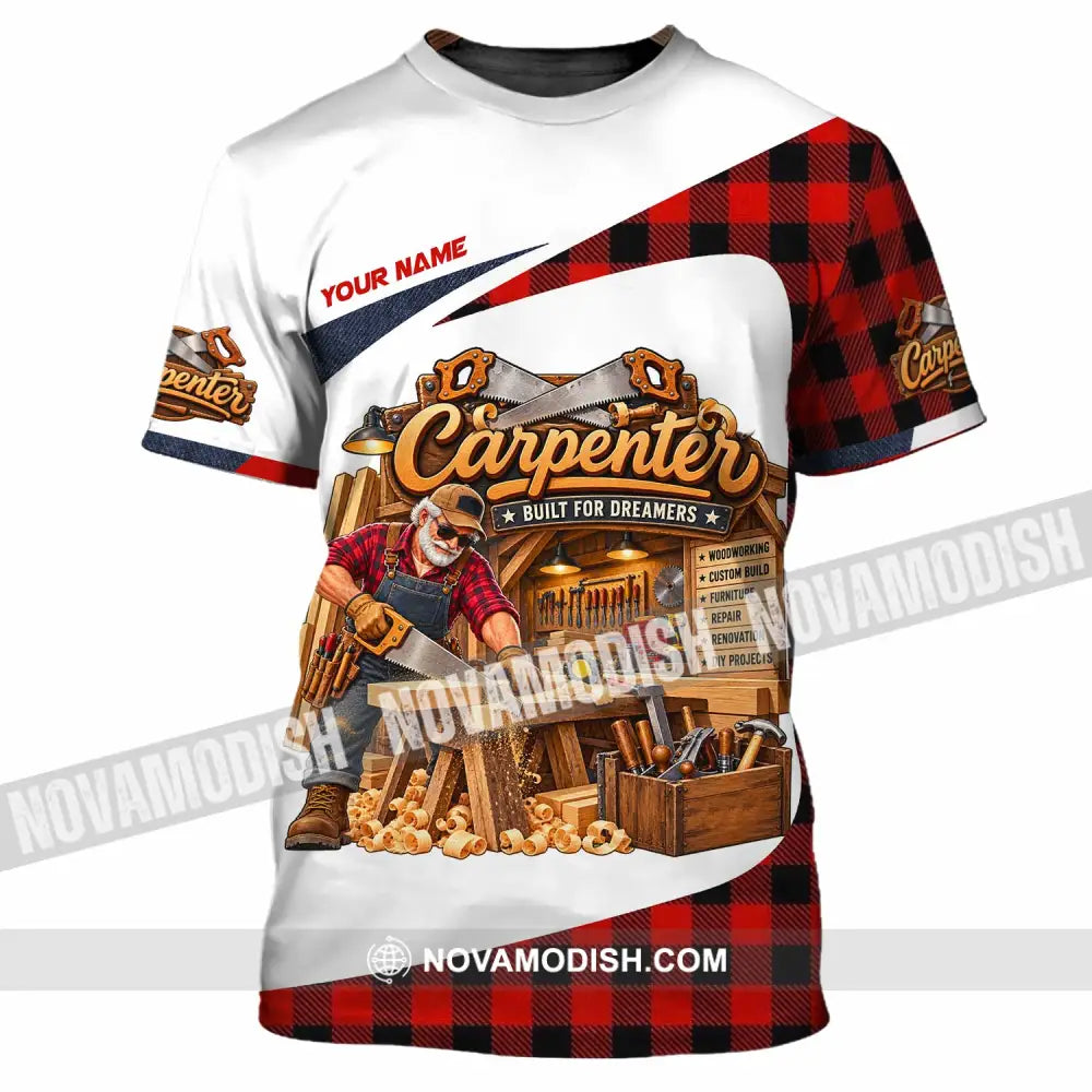 Unisex Shirt - Custom Carpenter Shirt - T-Shirt / S - T-shirt
