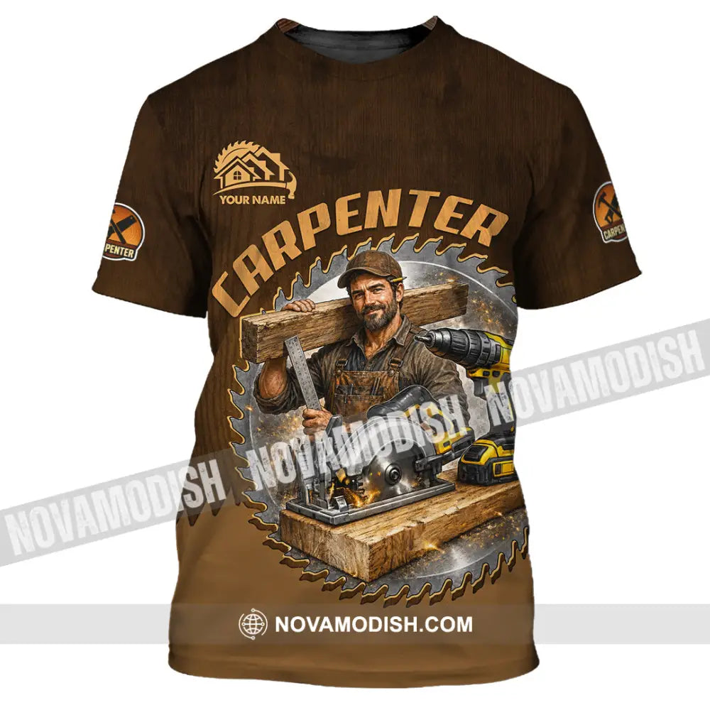 Unisex Shirt - Custom Carpenter Shirt - T-Shirt / S - T-shirt