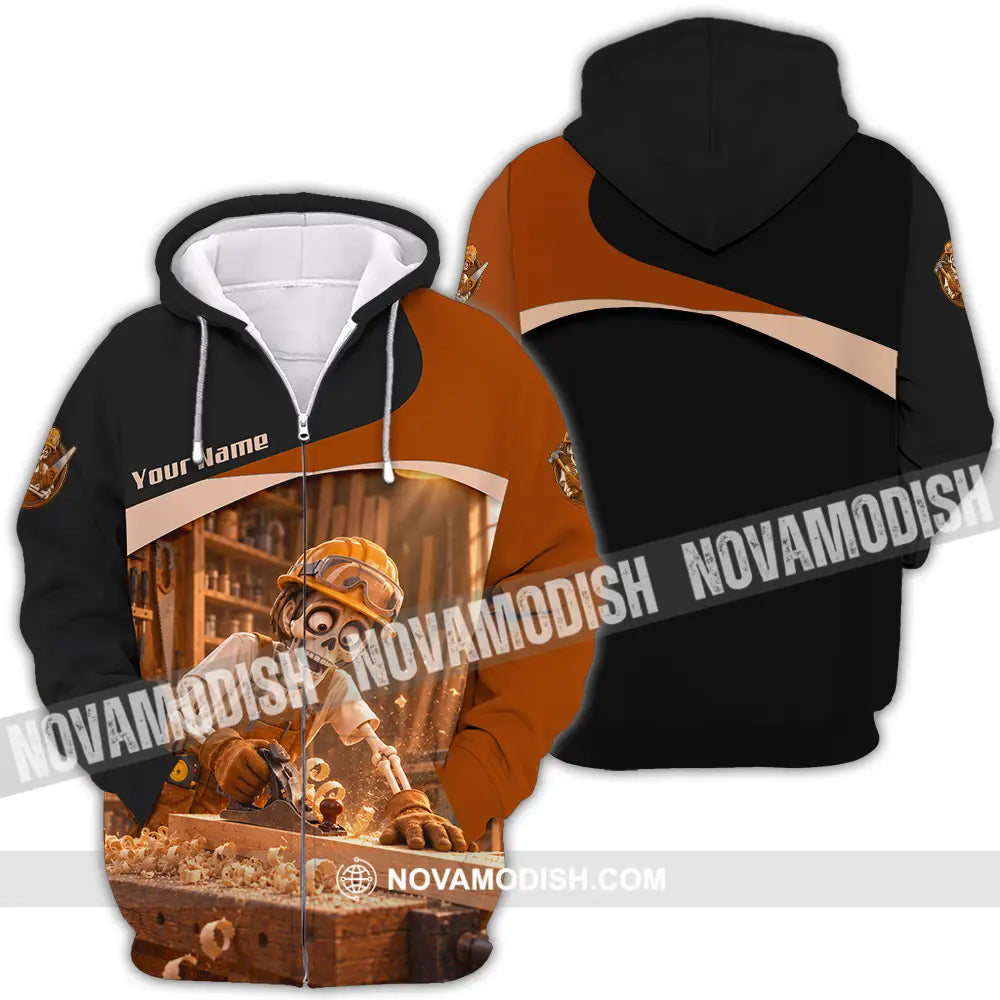 Unisex Shirt - Custom Carpenter Shirt - Zipper Hoodie / S - T-shirt