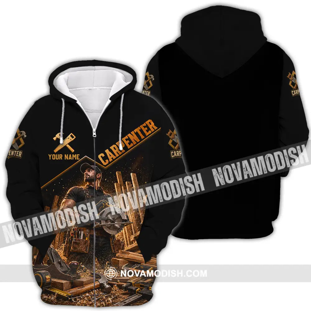 Unisex Shirt - Custom Carpenter Shirt - Zipper Hoodie / S - T-shirt