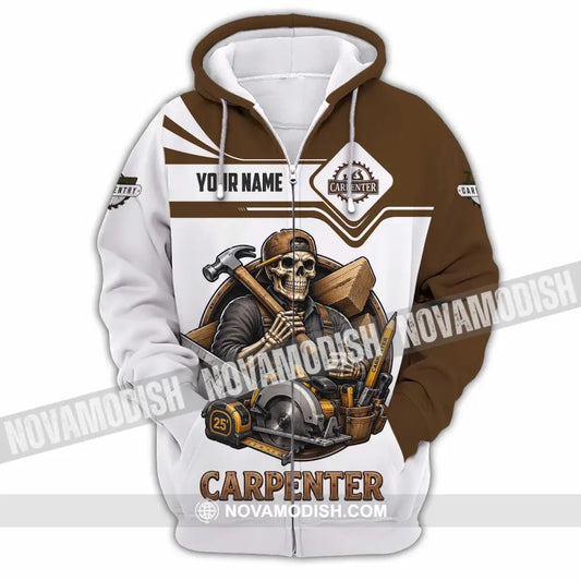 Unisex Shirt - Custom Carpenter Shirt - Zipper Hoodie / S - T-shirt