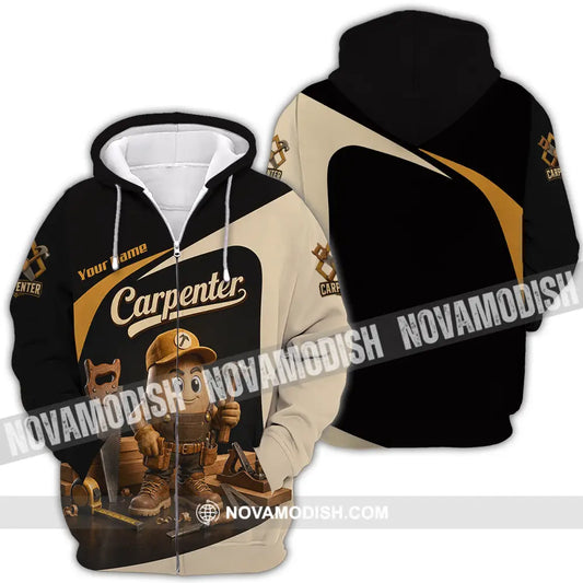 Unisex Shirt - Custom Carpenter Shirt - Zipper Hoodie / S - T-shirt