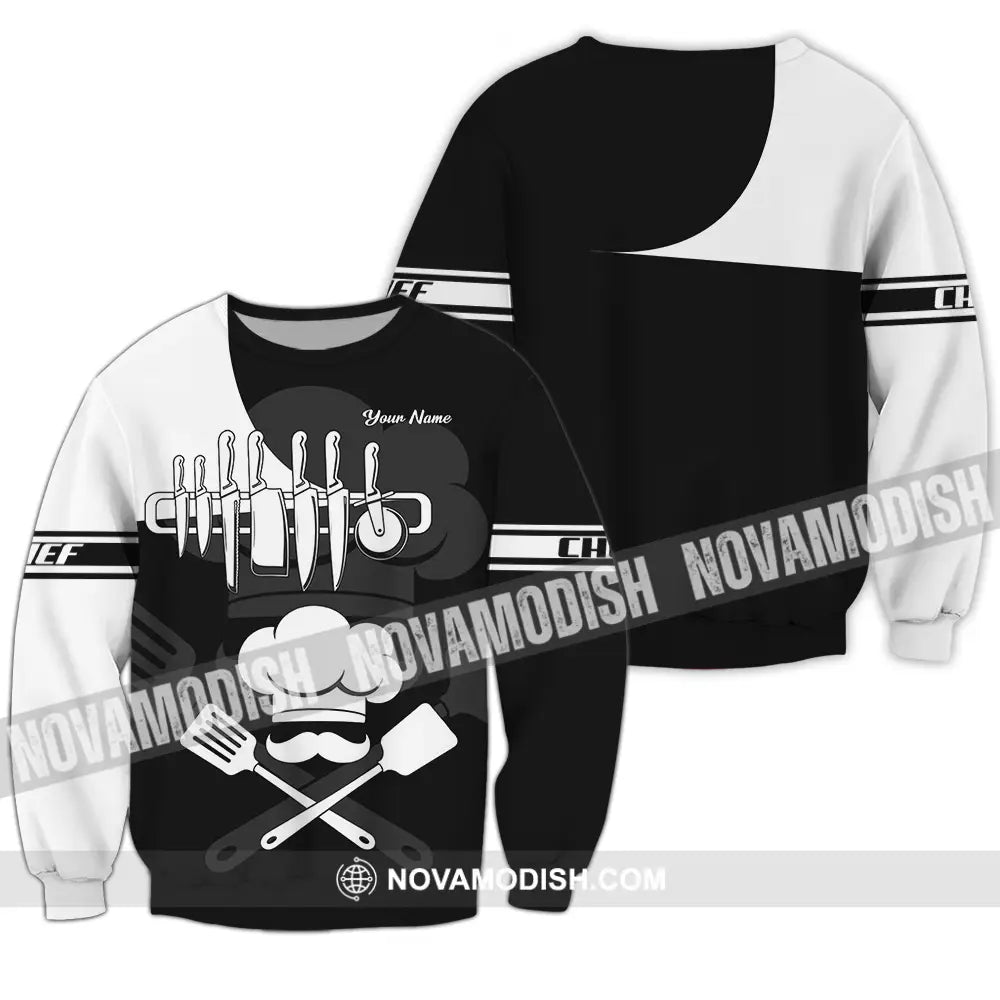 Unisex Shirt - Custom Chef 3D Shirt Long Sleeve / S T-shirt