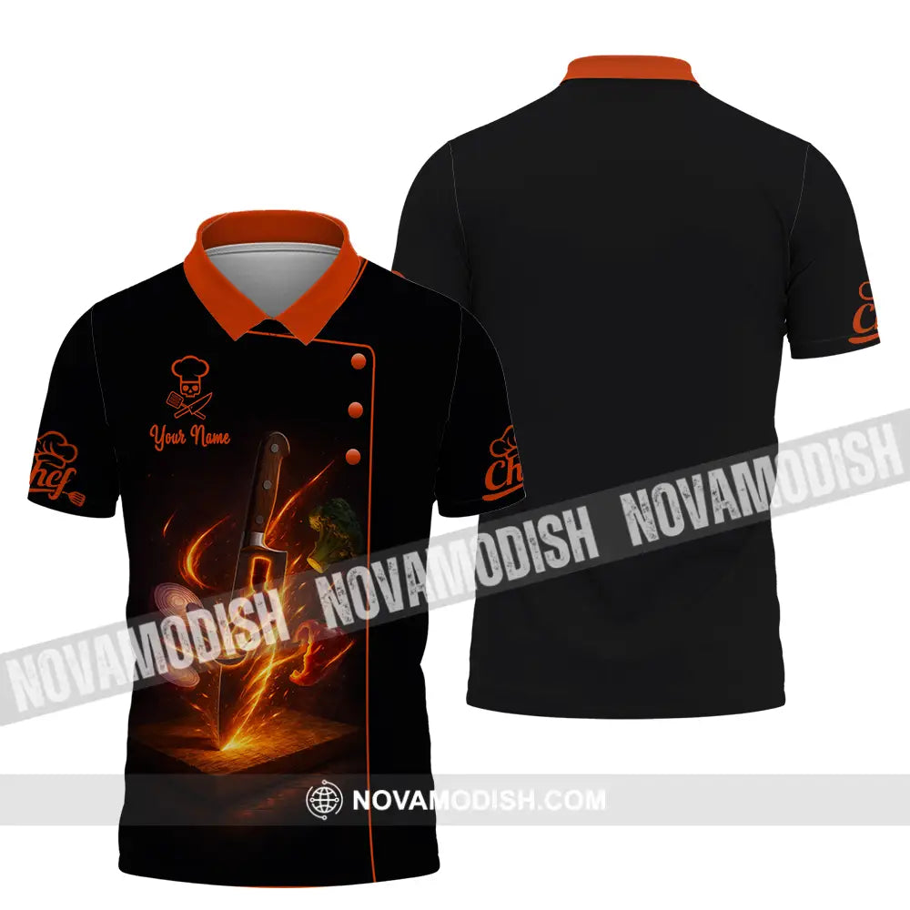 Unisex Shirt - Custom Chef 3D Shirt Polo Shirt / S T-shirt