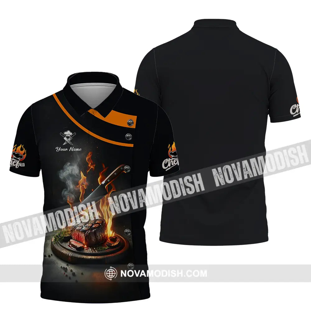 Unisex Shirt - Custom Chef 3D Shirt Polo Shirt / S T-shirt