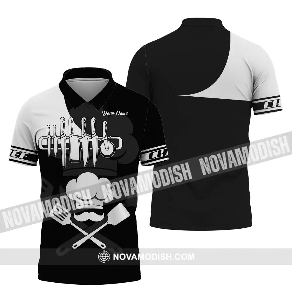 Unisex Shirt - Custom Chef 3D Shirt Polo Shirt / S T-shirt