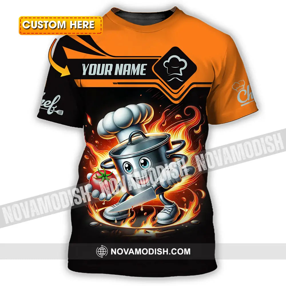 Unisex Shirt - Custom Chef 3D Shirt T-shirt