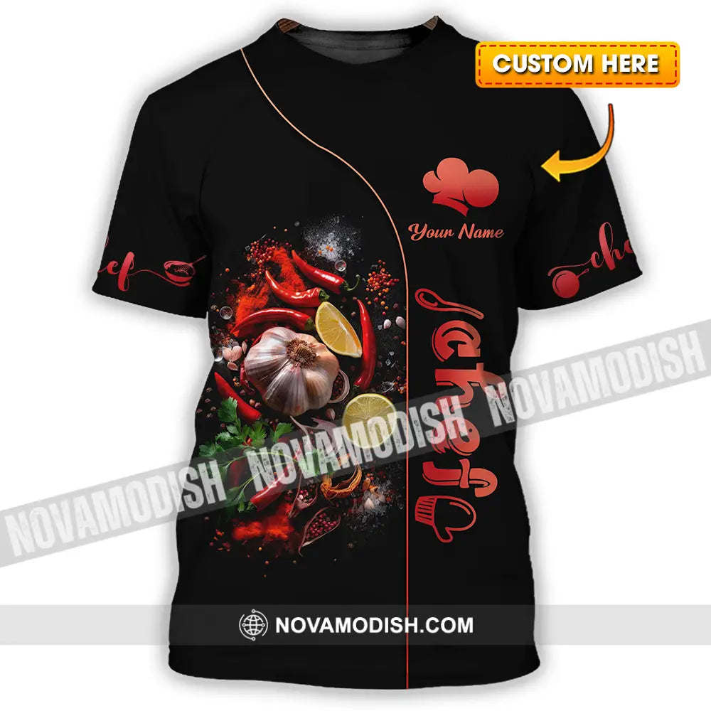 Unisex Shirt - Custom Chef 3D Shirt T-shirt