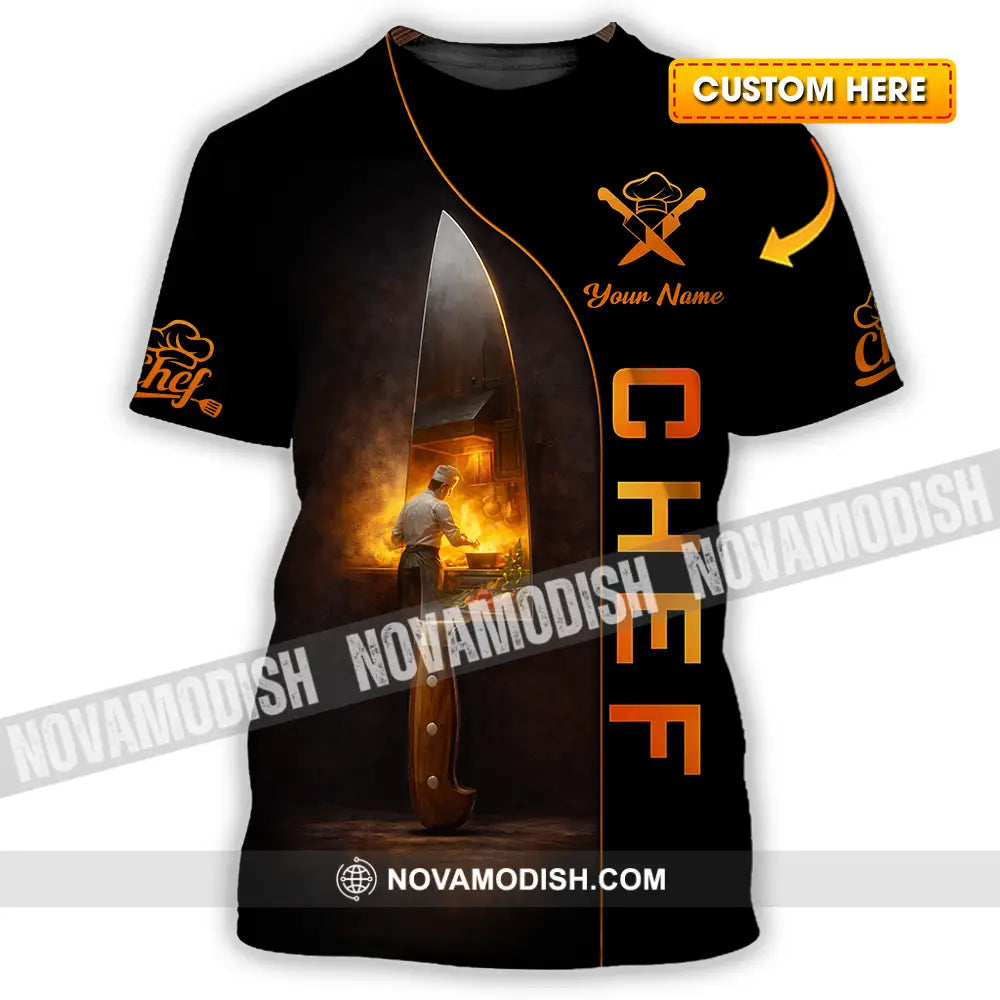 Unisex Shirt - Custom Chef 3D Shirt T-shirt