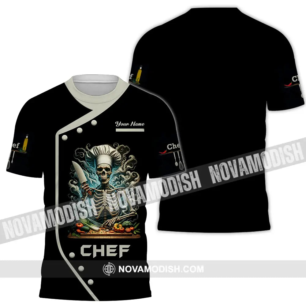Unisex Shirt - Custom Chef 3D Shirt T-Shirt / S T-shirt