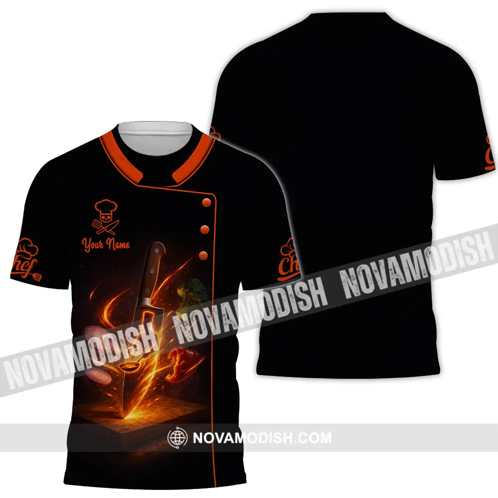 Unisex Shirt - Custom Chef 3D Shirt T-Shirt / S T-shirt