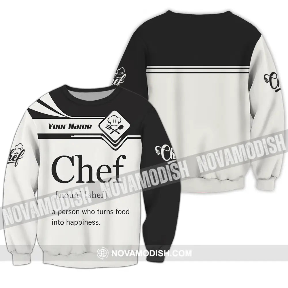 Unisex Shirt - Custom Chef Shirt - Long Sleeve / S - T-shirt