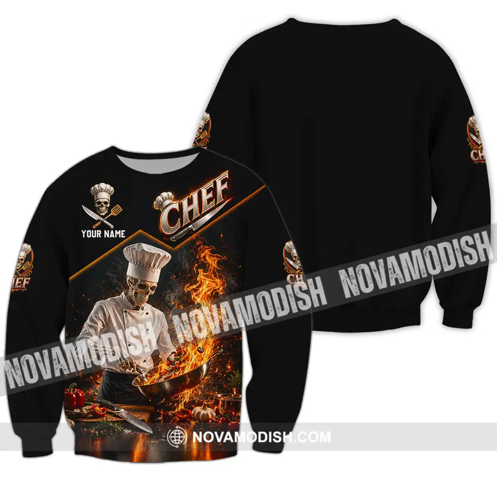 Unisex Shirt - Custom Chef Shirt - Long Sleeve / S - T-shirt