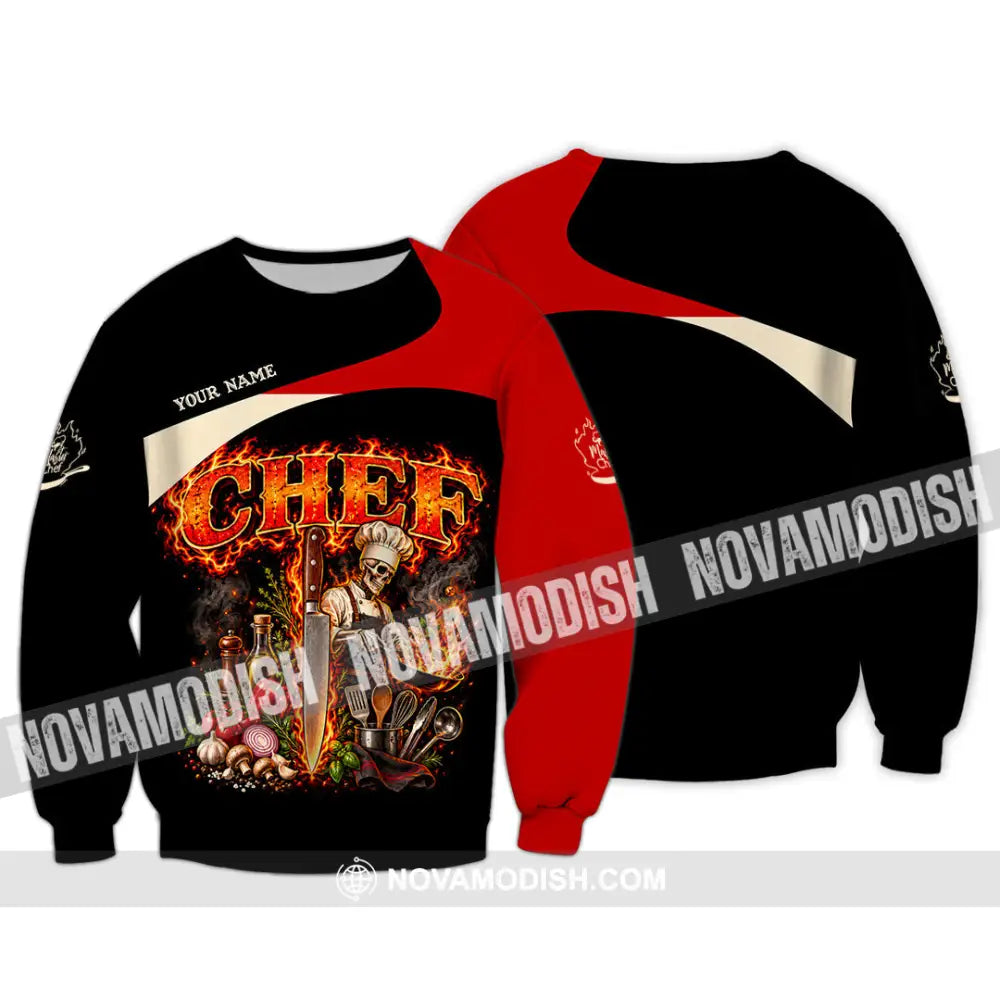 Unisex Shirt - Custom Chef Shirt - Long Sleeve / S - T-shirt