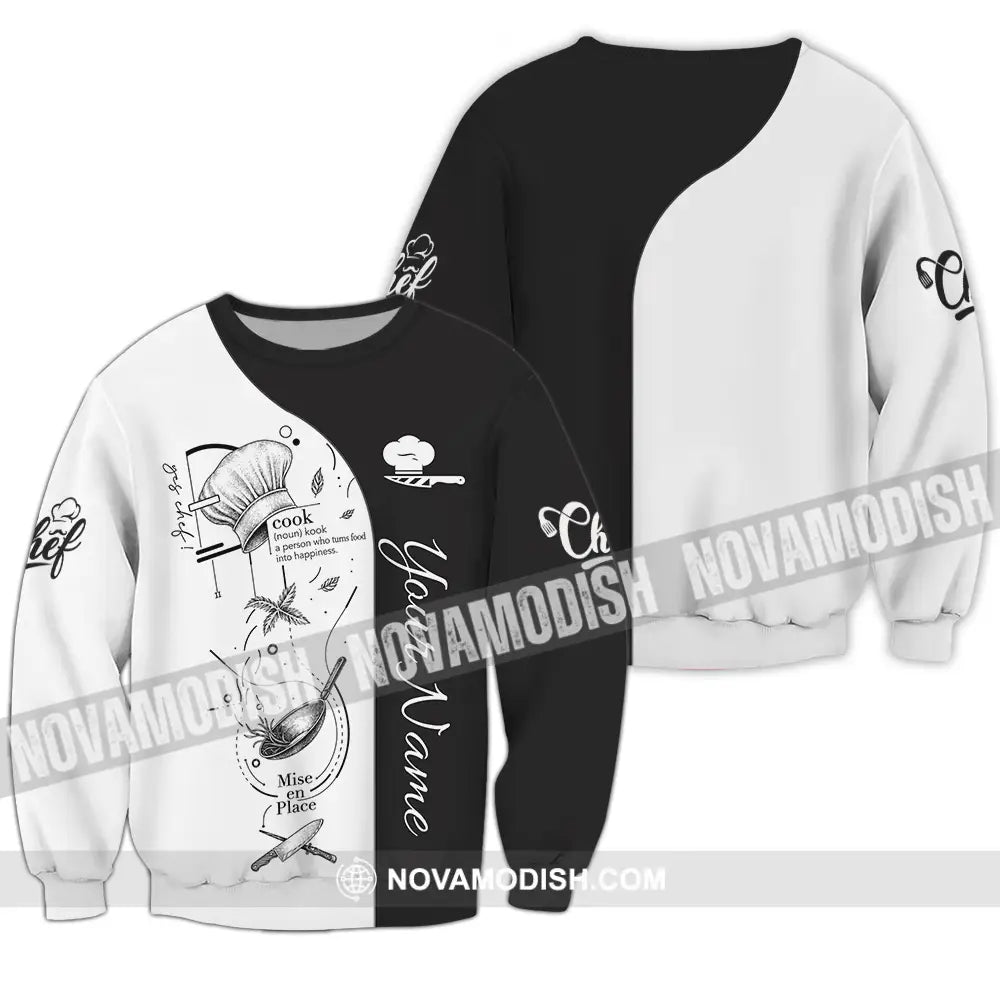 Unisex Shirt - Custom Chef Shirt - Long Sleeve / S - T-shirt