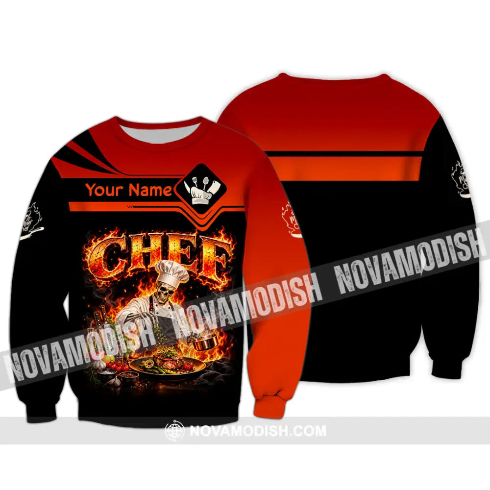 Unisex Shirt - Custom Chef Shirt - Long Sleeve / S - T-shirt