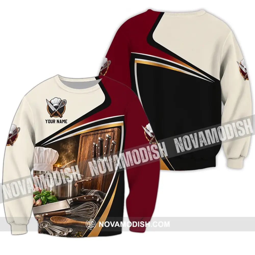 Unisex Shirt - Custom Chef Shirt - Long Sleeve / S - T-shirt