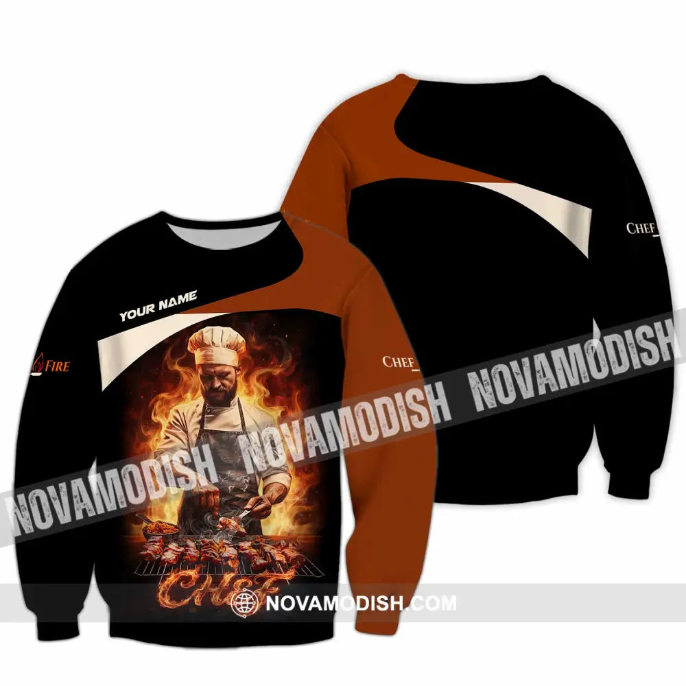 Unisex Shirt - Custom Chef Shirt - Long Sleeve / S - T-shirt