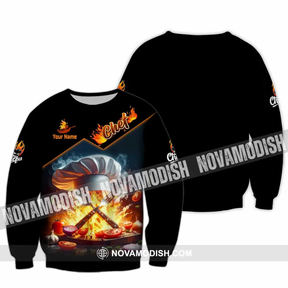 Unisex Shirt - Custom Chef Shirt - Long Sleeve / S - T-shirt