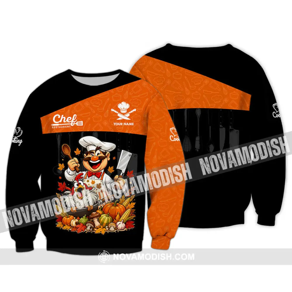 Unisex Shirt - Custom Chef Shirt - Long Sleeve / S - T-shirt