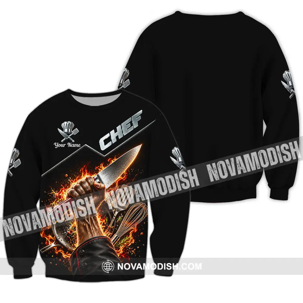 Unisex Shirt - Custom Chef Shirt - Long Sleeve / S - T-shirt