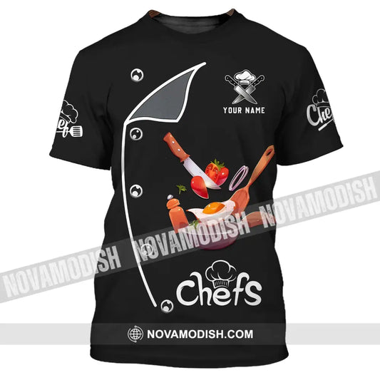 Unisex Shirt - Custom Chef Name Shirt - Chef Shirt - Chef Name Gift For Kitchen Lover Gift For Chefs T-Shirt / S T-shirt