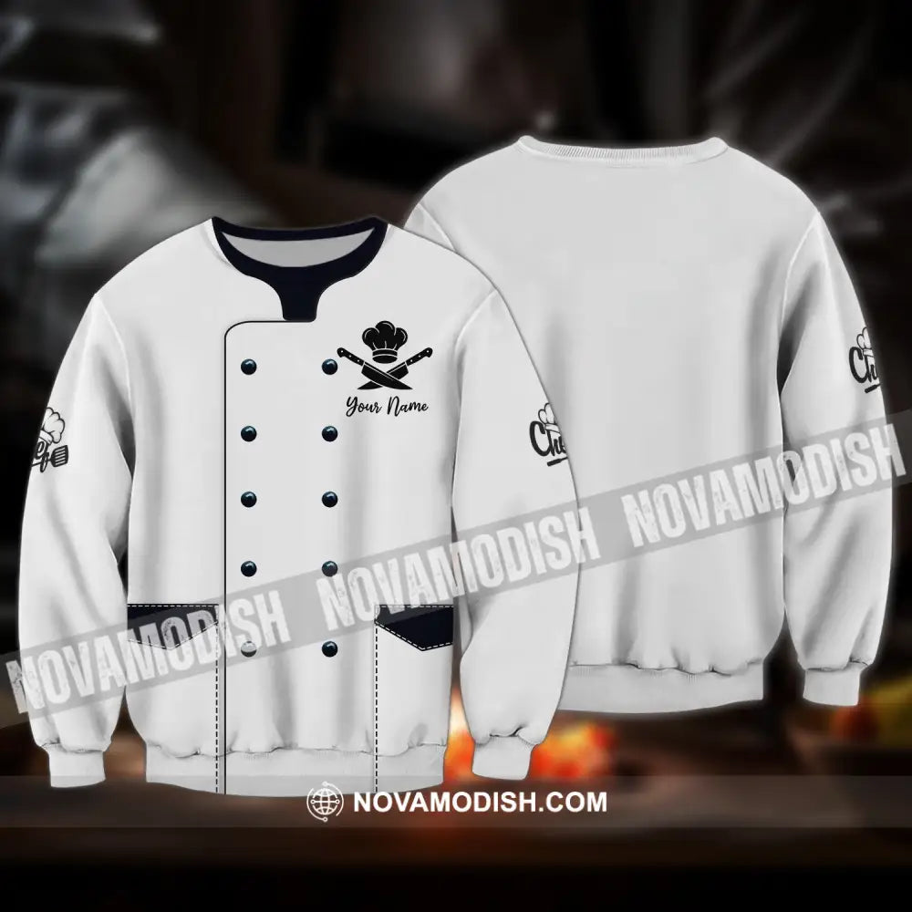 Unisex Shirt - Custom Chef Name T-Shirt Kitchen Shirt Long Sleeve / S T-shirt